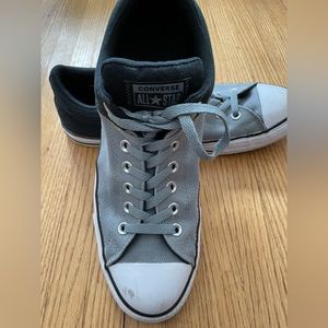 Converse All Star - unisex. Mens 11 or Women’s 13. High tops. Lightly worn. Gray